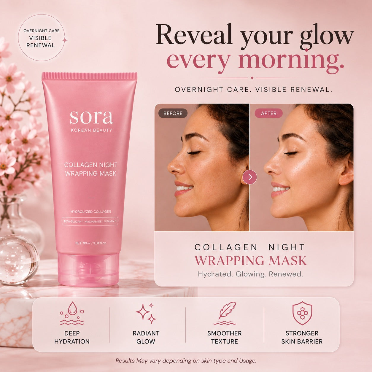 Korean Collagen Wrapping Mask